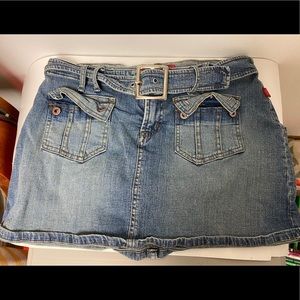 Vintage Denim Skort